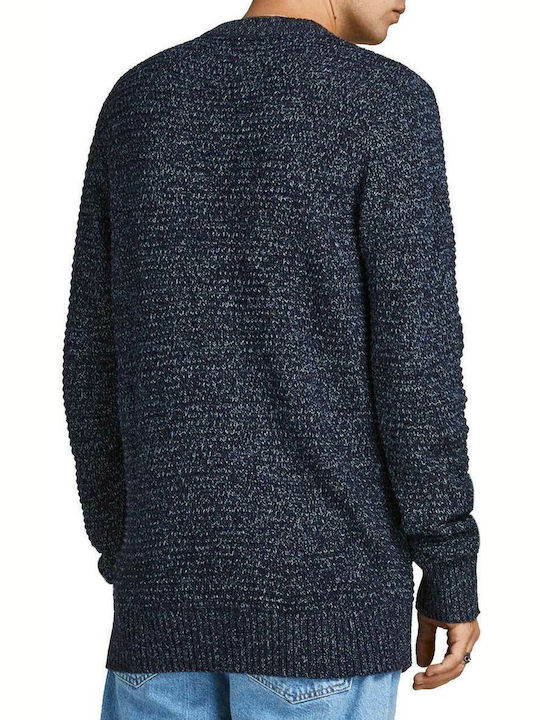 Jack & Jones Herren Langarm-Pullover Marineblau