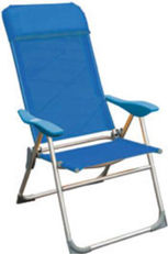 Campus Chair Beach Aluminium Blue