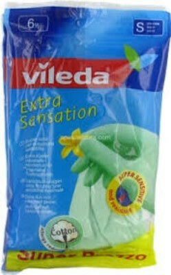 Vileda Oven Gloves Extra Sensation Plastic Small Green 1pcs