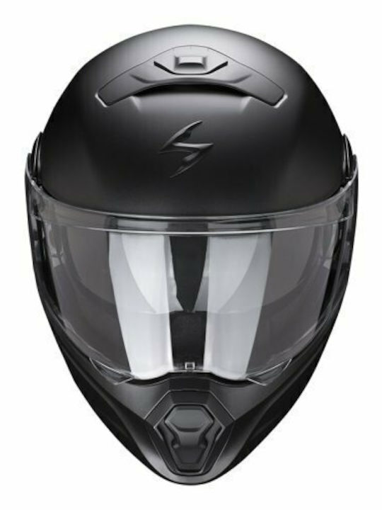 Scorpion Exo 930 Flip-Up Helmet with Sun Visor Mat Pearl Black