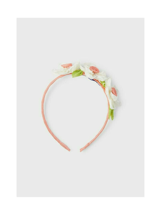 Mayoral Pink Kids Headband with Flower