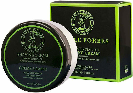 Castle Forbes Lime Essential Oil Κρέμα Ξυρίσματος 200ml