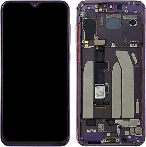 Xiaomi Екран със Сензорен Механизъм и Рамка за Mi 9 SE - Ми 9 СЕ (Лилав)