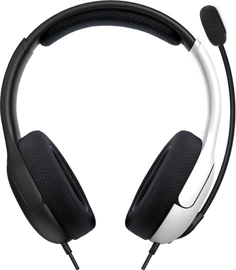 PDP LVL40 Switch On Ear Gaming Headset με σύνδεση 3.5mm White / Black for Nintendo Switch