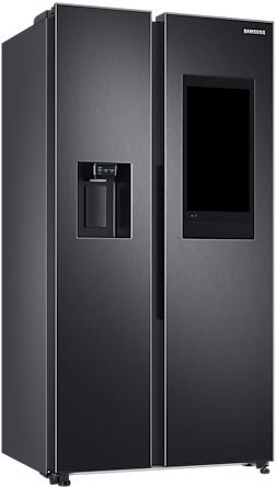 Samsung Ψυγείο Ντουλάπα 614lt Total NoFrost Υ178xΠ91.2xΒ71.6εκ. Μαύρο RS6HA8891B1/EG