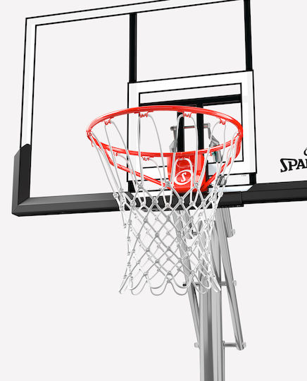 Spalding Silver Baskelball Hoop cu suport și înălțime ajustabilă 228-305buc