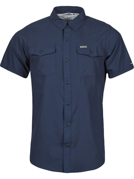 Utilizer II Short-sleeved Shirt Navy Blue