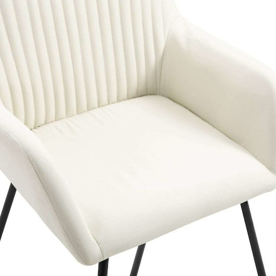 Stühle Speisesaal Cream 4Stück 61x61x84cm