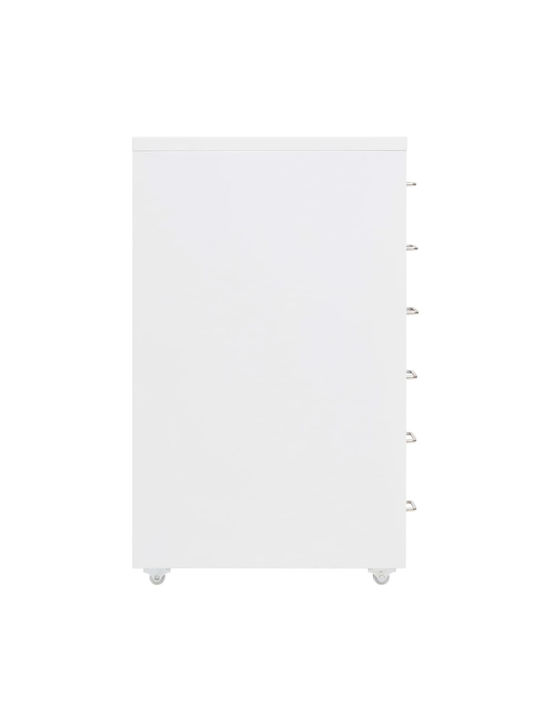 Schublade Büro mit Rädern White 28x41x69cm