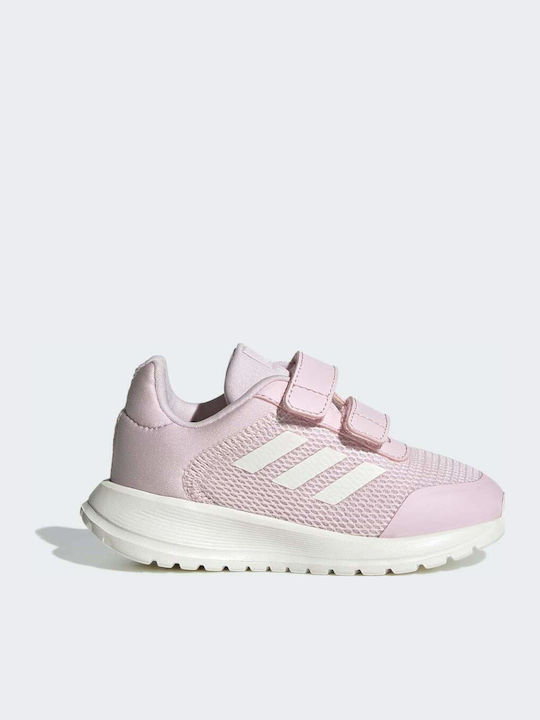 Tensaur Tensaur Run 2.0 CF I Kids Sports Shoes Running with Hoop & Loop Closure Clear Pink / Core White