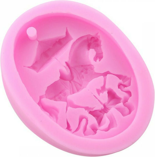Craftistico 3D Karussell Formen Silikon für Lehm 8.5x6.5cm
