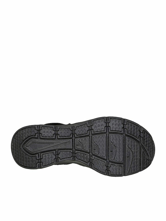 Dlux Walker Women's Flat Sandals Anatomic with Strap in Black Color