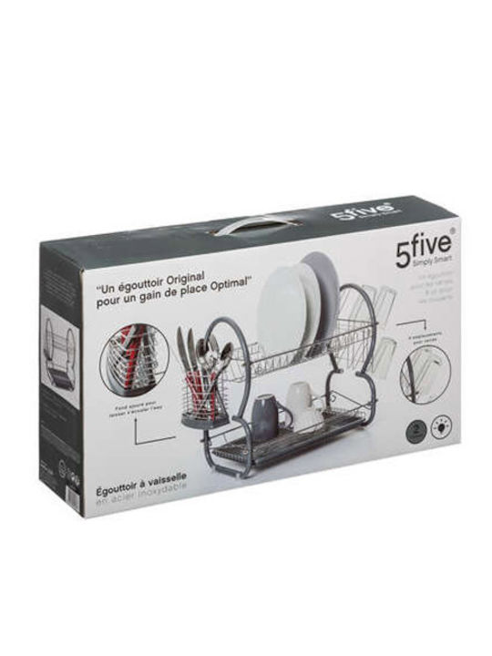 5Five Metallic Gray Sink Strainer 51x24x38.5cm