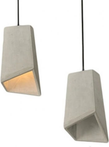 Geyer Κρεμαστό Φωτιστικό Γκρι 150x110x265εκ. Geyer Κρεμαστό Φωτιστικό Γκρι 150x110x265εκ.