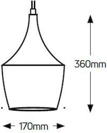 Geyer Pendant Light Black 19cm Geyer Pendant Light Black 19cm