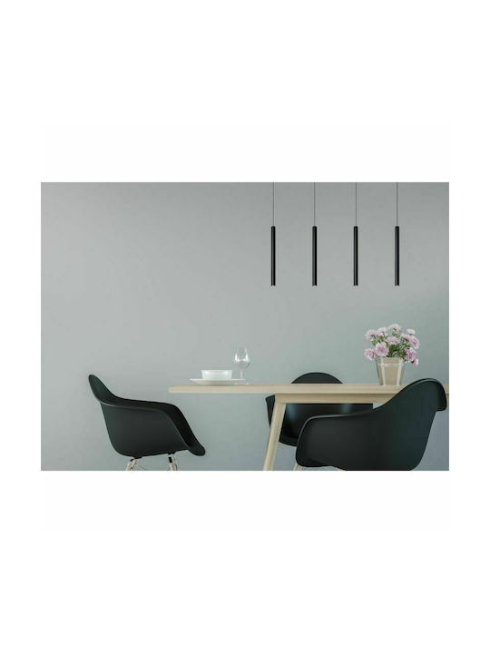 Lucide Lightning Lorenz Pendant Light LED with Warm White Light Black