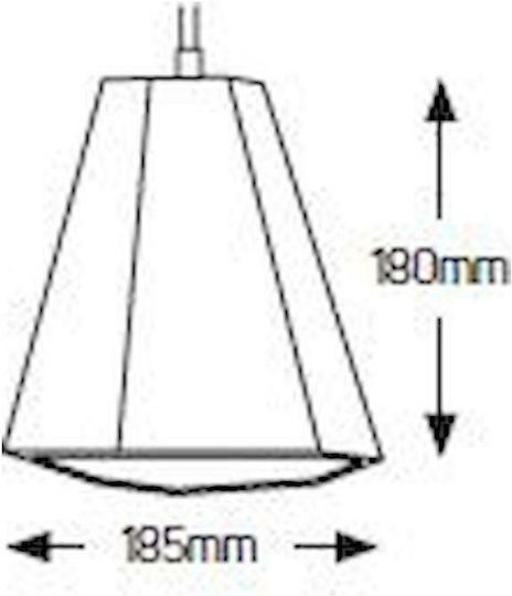Geyer Cement Κρεμαστό Φωτιστικό Λευκό 18.5x18εκ. Geyer Cement Κρεμαστό Φωτιστικό Λευκό 18.5x18εκ.