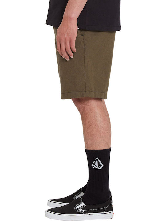 Frickin Ανδρική Βερμούδα Chino Χακί