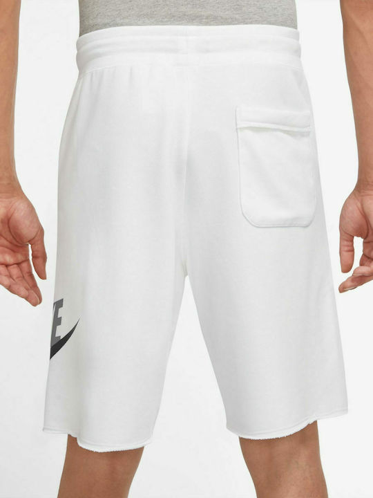 Nike Classic Essentials Αθλητική Ανδρική Βερμούδα Λευκή