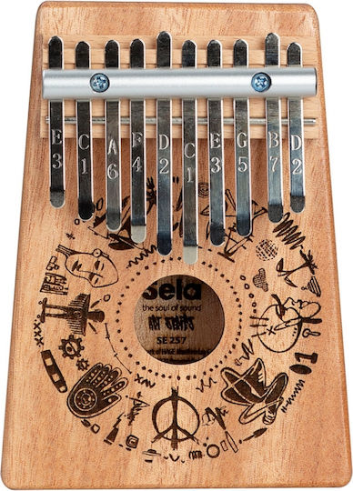 Sela Kalimba SE-257 Free Spirit 10 Noten mit Lautsprecher