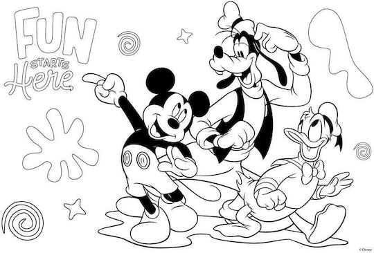 Diakakis Drawing Pad Mickey 1pcs