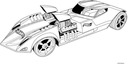 Diakakis Drawing Pad Hot Wheels 1pcs