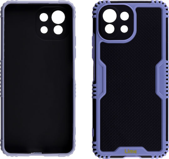 Lime Armadillo Camera Guard Back Cover Plastic Air Force Blue (Xiaomi Mi 11 Lite / 11 Lite 5G / 11 Lite 5G NE)
