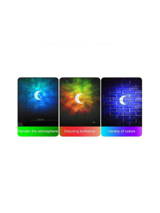 Factory Projector Διακοσμητικό Φωτιστικό LED RGB Party Light 14x5.5x14εκ.