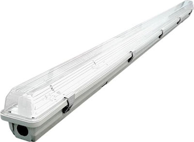 Fos me Double-Ended Outdoor Lighting Batten with Built-in LED 120cm