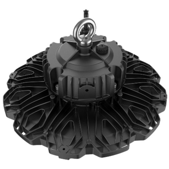 Elvhx Φωτιστικό Καμπάνα 200W Naturweiß 28000lm mit integrierter LED Schwarz