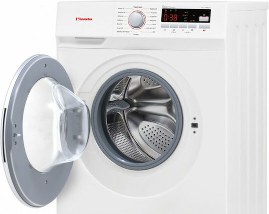 Inventor Πλυντήριο Ρούχων 7kg 1400 Στροφών Αυτόματη Ζύγιση Φορτίου GLX07014