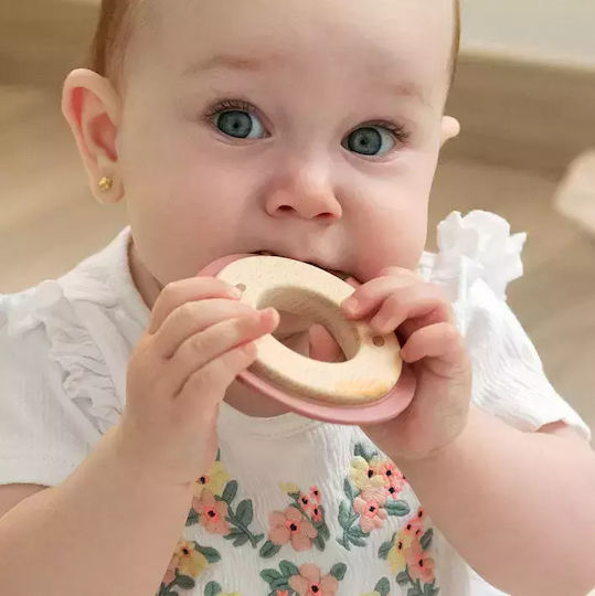 Kiokids Bunny Μασητικός Κρίκος Οδοντοφυΐας από Σιλικόνη για 3 m+