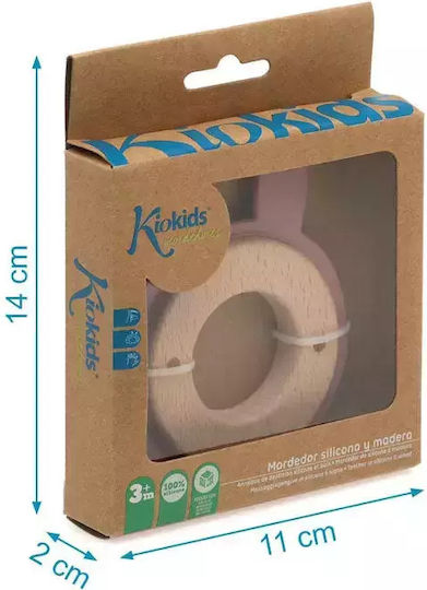 Kiokids Bunny Μασητικός Κρίκος Οδοντοφυΐας από Σιλικόνη για 3 m+