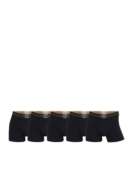 Ανδρικά Μποξεράκια Μαύρα 5Pack