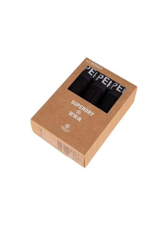 Ανδρικά Μποξεράκια Black / Black Optic 3Pack