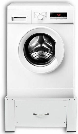vidaXL 50448 Βάση Πλυντηρίου από Ανοξείδωτο Ατσάλι με Συρτάρι 63x54εκ.