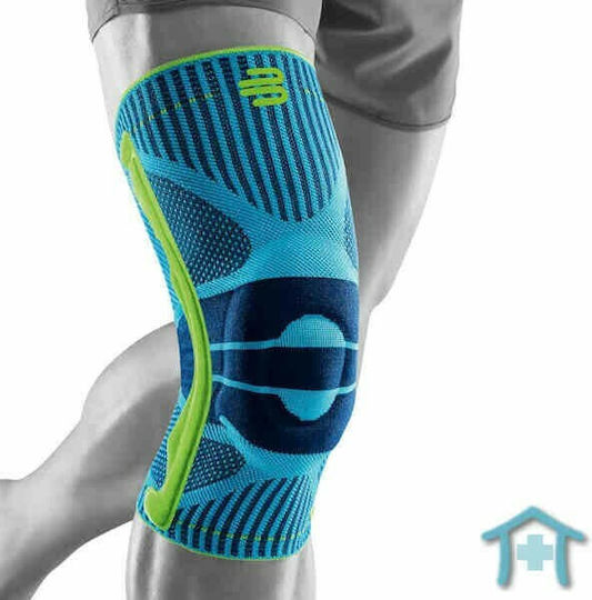 Bauerfeind Sport Compression Elastic Knee Brace Light Blue