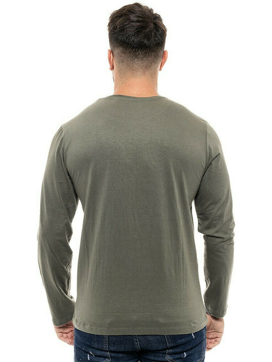 Splendid Men's Long Sleeve Blouse Khaki