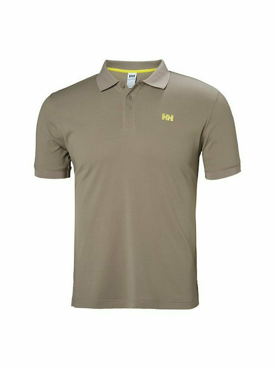 Helly Hansen Driftline Bluza pentru bărbați cu mâneci scurte Polo Bej