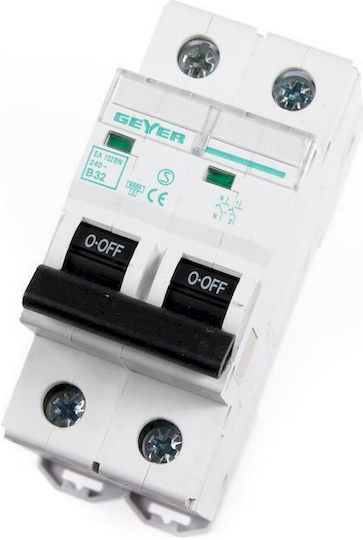 Geyer Automatischer Schutzschalter 32A Zweipolig AC EA132BN