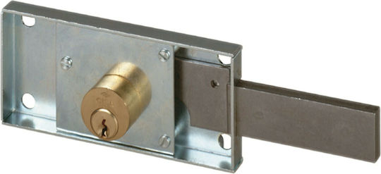 Cisa Eingelassene Schloss Rollo mit Zentrum 60mm Silber