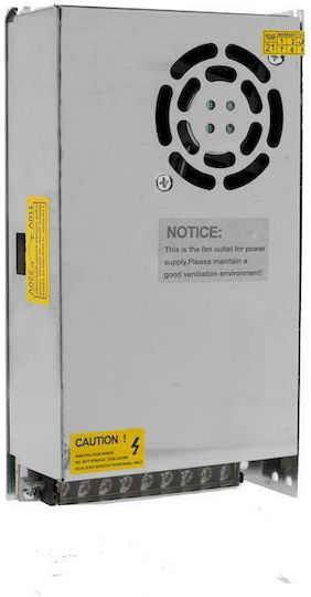 Geyer Τροφοδοτικό LED IP20 Ισχύος 240W με Τάση Εξόδου 24V