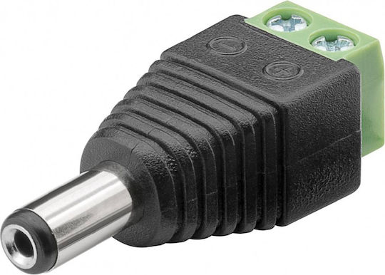 Anga 552-063 Conector pentru sisteme CCTV Sursă de alimentare CC masculină (2.1mm/5.5mm) 552-063