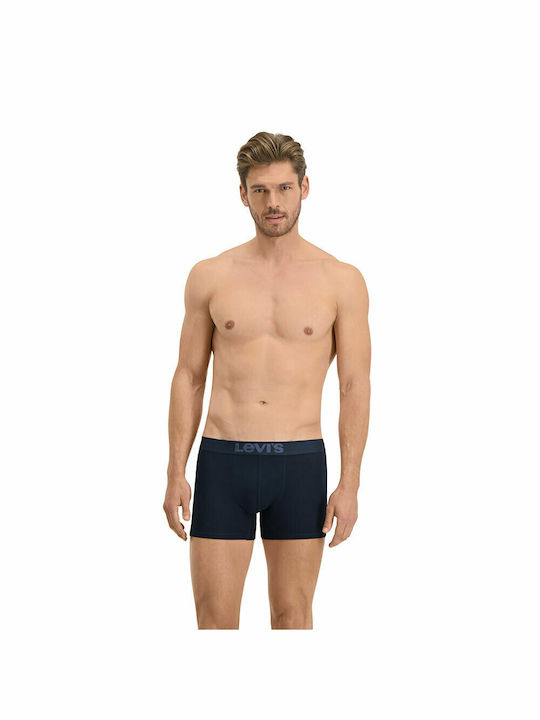 Levi's Herren Boxershorts Blau Camo 2Packung