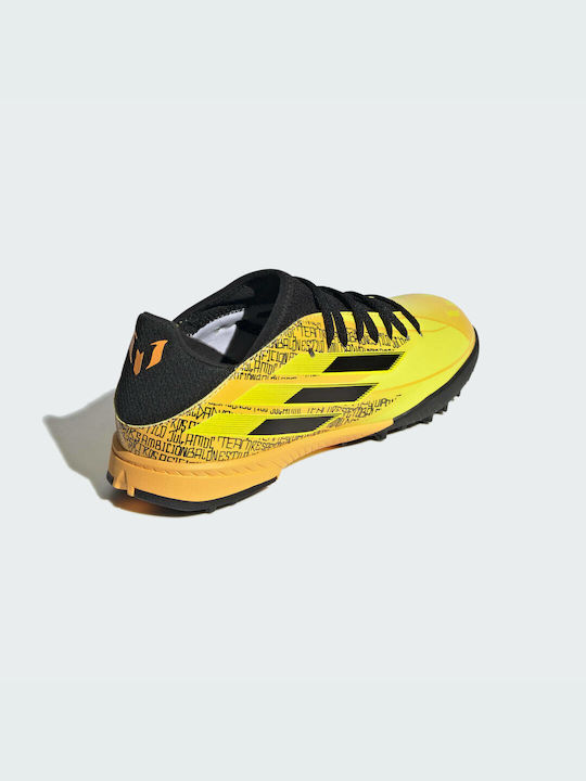 Adidas Παιδικά Ποδοσφαιρικά Παπούτσια X Speedflow με Σχάρα Χρυσά