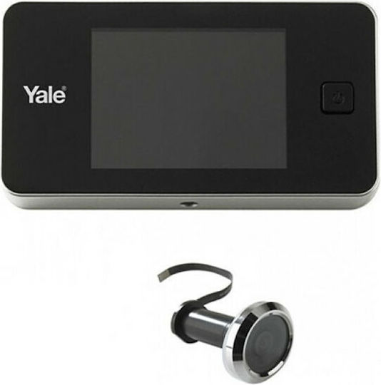 Yale Ματάκι Πόρτας 105° με Διάμετρο 15mm Ασημί