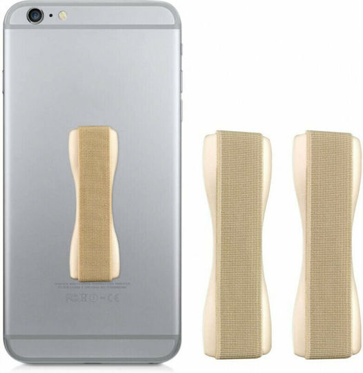 KWmobile 3τμχ Finger Holder Κινητού σε Χρυσό χρώμα