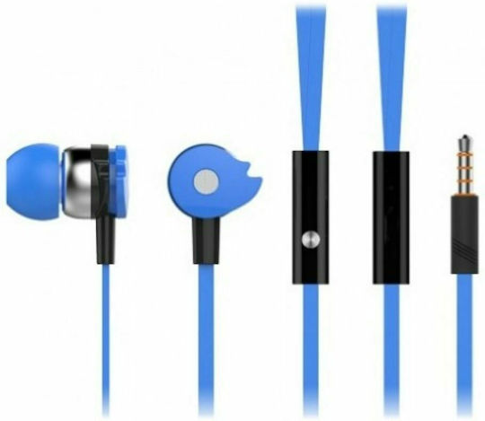 Celebrat Xidier D1 In-ear Handsfree με Βύσμα 3.5mm Μπλε