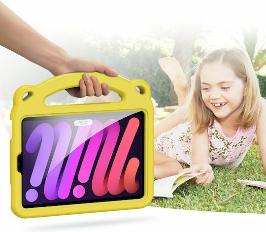 Dux Ducis Panda Umschlag Rückseite Für Kinder Gelbe iPad mini 2021 / mini 2024