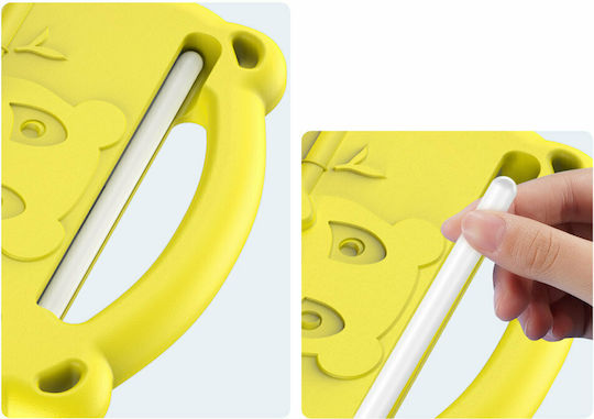 Dux Ducis Panda Umschlag Rückseite Für Kinder Gelbe iPad mini 2021 / mini 2024
